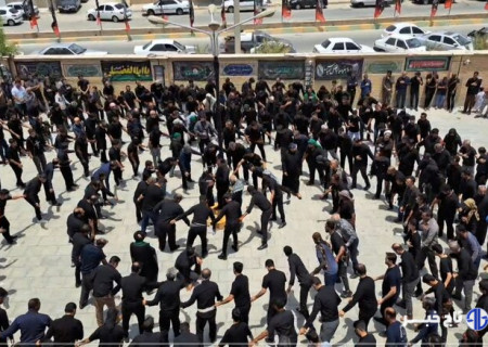 سینه‌زنی سنتی روز عاشورا در کاکی
