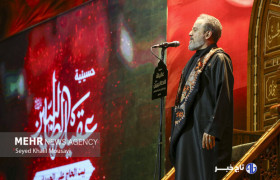 عزاداری شب تاسوعا با حضور ملاباسم کربلایی در اهواز