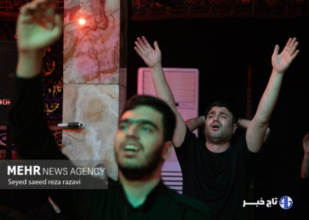 عزاداری شب هشتم ماه محرم در بیرجند
