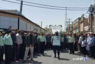 مراسم تشییع شهید حادثه تروریستی زاهدان در شهر زابل برگزار شد