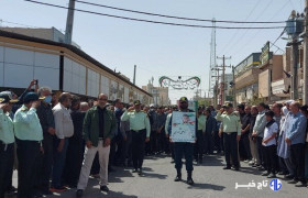 مراسم تشییع شهید حادثه تروریستی زاهدان در شهر زابل برگزار شد
