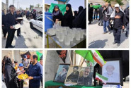 مراسم «علم گردانی» در روستای «درودگاه» دشتستان برگزار شد