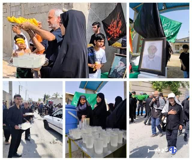 مراسم «علم گردانی» در روستای «درودگاه» دشتستان برگزار شد