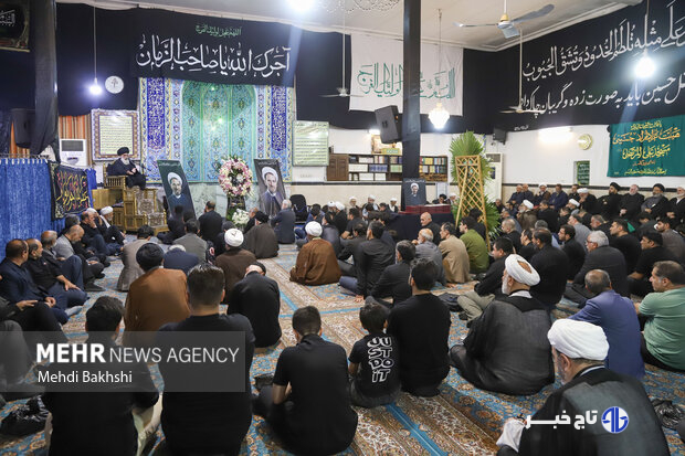 مراسم چهلمین روز ارتحال آیت الله یوسف پور در قم برگزار شد
