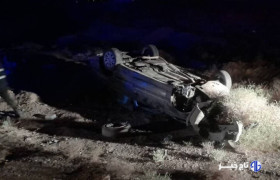 واژگونی پژو ۴۰۵ در محور آرادان_سرخه؛ مصدومان از اتباع خارجی بودند