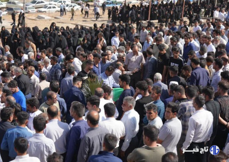 وداع با امدادگر شهید؛ پیکر «کورش بیرانوند» در خرم‌آباد آرام گرفت+عکس