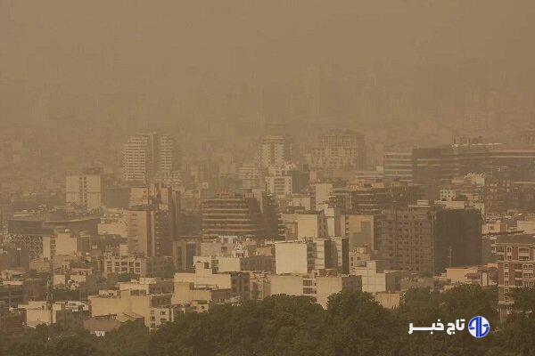 وزش باد و گرد و خاک هوای البرز را ناسالم کرده است