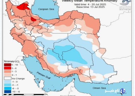 پیش‌بینی دمای هوا تا ۲ شهریور؛ تابستان داغ‌تر از نرمال در راه است