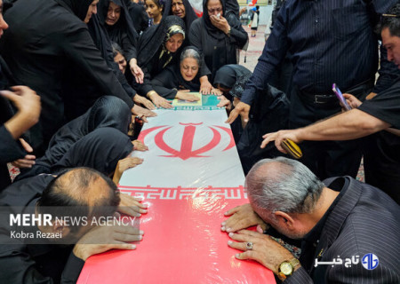 پیکر مطهر ۷ شهید اقتدار ملی در کاشان تشییع می‌شود