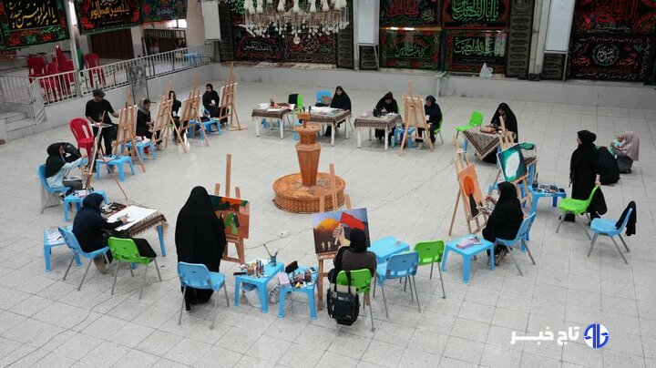 کارگاه نقاشی و تصویرسازی «ایران حسین» در بوشهر برگزار شد