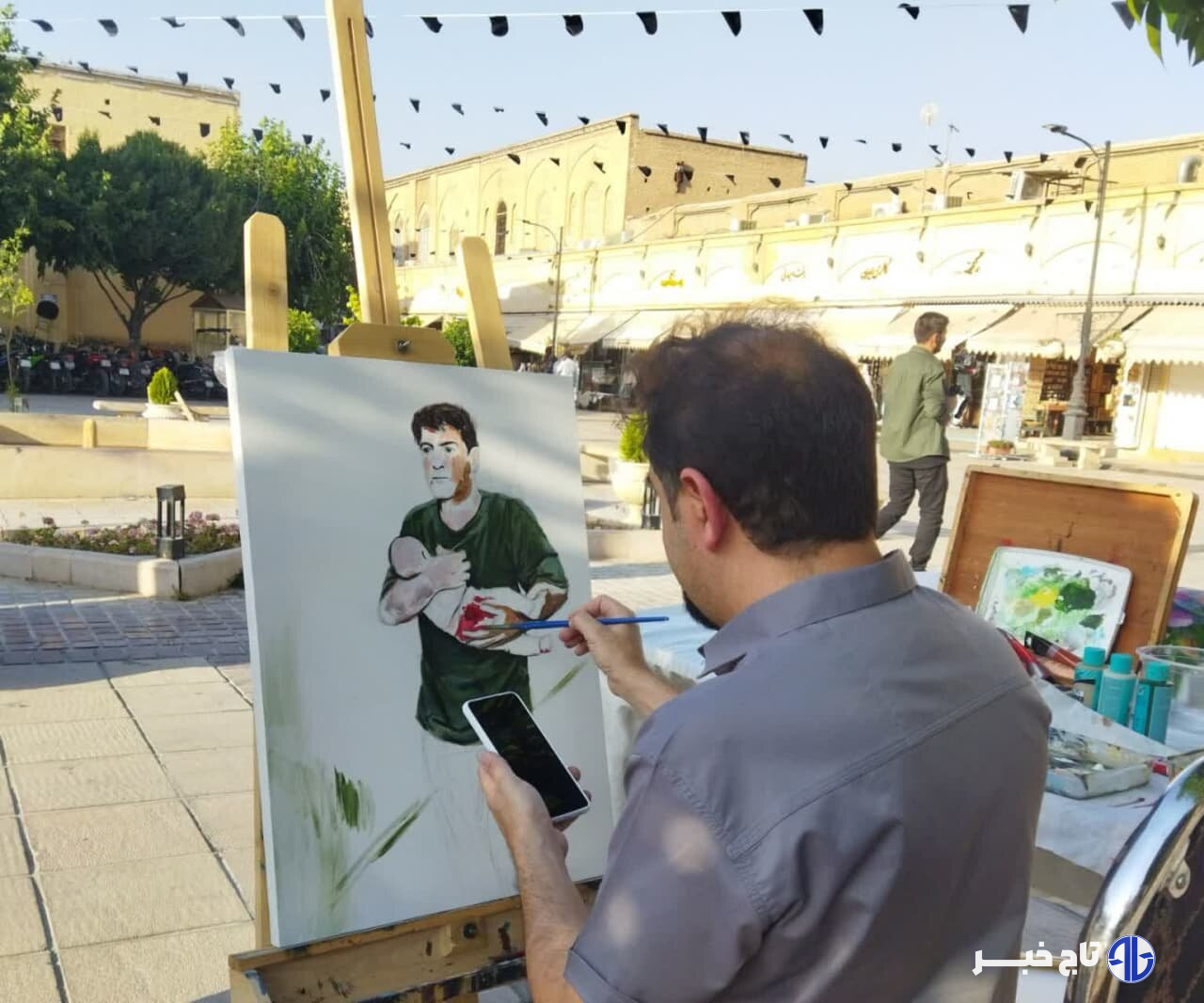 گردهمایی همدلانه نقاشان شیراز؛ روایتی از هنر، مقاومت و میهن‌پرستی