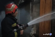 آتش سوزی در سرای مخلص میدان نقش جهان