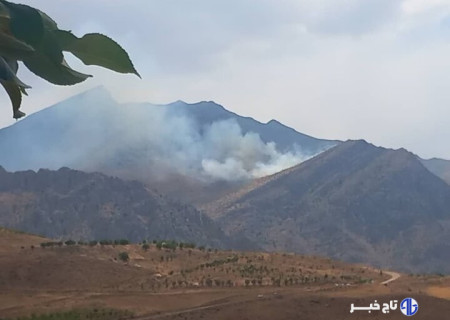 آتش‌سوزی در مراتع دالانکوه سمیرم مهار شد