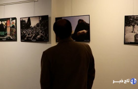 افتتاح نمایشگاه عکس عاشورایی «گل‌گیران بیجار» در سنندج