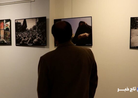افتتاح نمایشگاه عکس عاشورایی «گل‌گیران بیجار» در سنندج