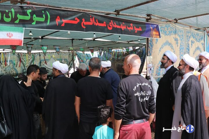 بازدید مدیرکل تبلیغات اسلامی خراسان شمالی از موکب‌های زائران