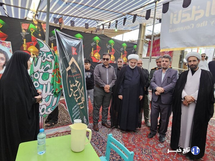 بازدید مسئولان کردستان از مواکب اربعین حسینی مرز باشماق