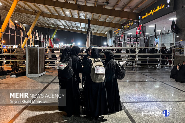 تردد روان زائران اربعین در شلمچه و چذابه؛ تمهیدات مناسب برای زائران