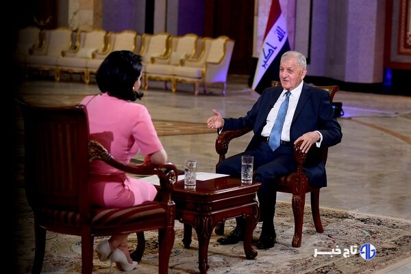 جدیدترین موضع گیری رئیس جمهور عراق درباره پ ک ک و غزه