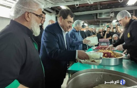 حضور مخبر در جمع اعضای گروه جهادی شهید سپهبد غلامعلی رشید