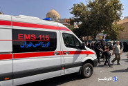 خدمت رسانی کارشناسان اورژانس استان تهران در راهپیمایی جاماندگان اربعین