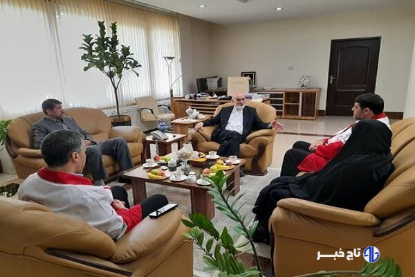 دیدار دبیر ستاد حقوق بشر با رئیس جمعیت هلال احمر