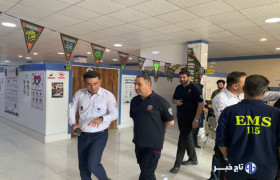 رئیس اورژانس استان تهران از مرز شلمچه بازدید کرد