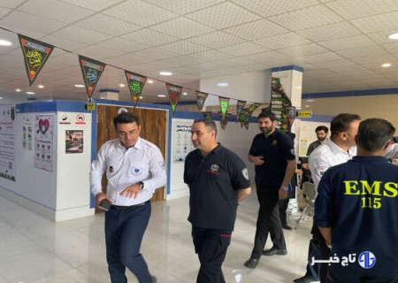رئیس اورژانس استان تهران از مرز شلمچه بازدید کرد