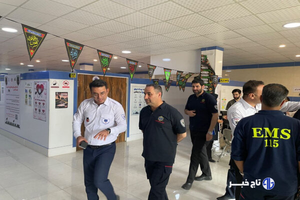 رئیس اورژانس استان تهران از مرز شلمچه بازدید کرد