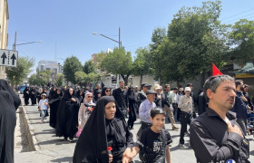 راهپیمایی جاماندگان اربعین حسینی در شهرکرد برگزار شد