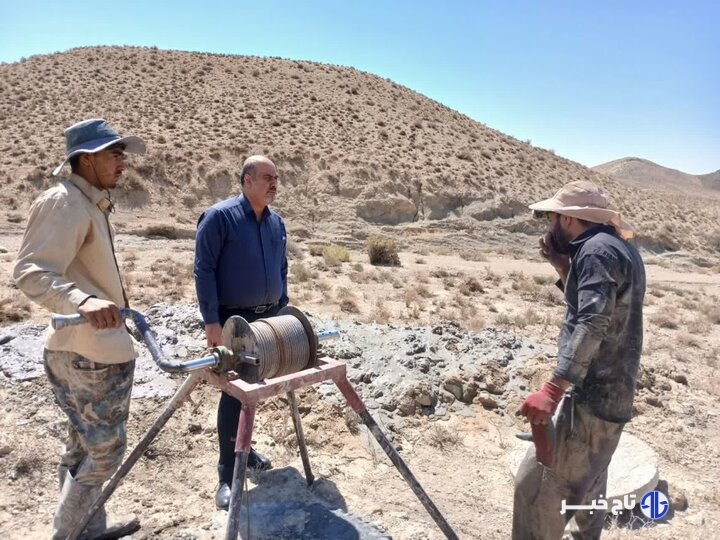 عملیات مرمت و بازسازی قنات پرویز آباد آهوان سمنان آغاز شد