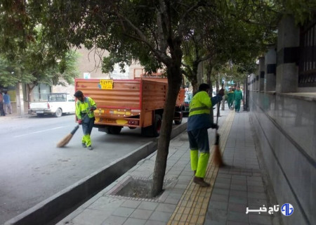 فعالیت ۳ هزار نیروی نظافت شهری در مسیر راهپیمایی جاماندگان اربعین