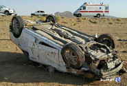 واژگونی سمند در قزوین با چهار کشته و مصدوم