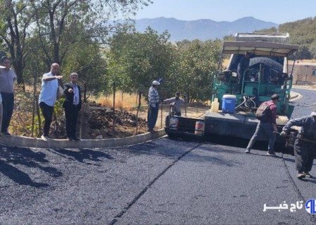 پروژه آسفالت معابر ۷ روستای خاوومیرآباد تا پایان مهر به سرانجام می‌رسد