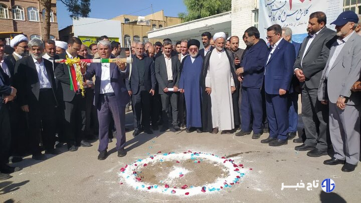 کلنگ‌زنی ۱۳ طرح آموزشی، پرورشی و ورزشی در قم