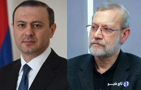گفتگوی تلفنی دبیر شورای عالی امنیت ملی ایران و ارمنستان