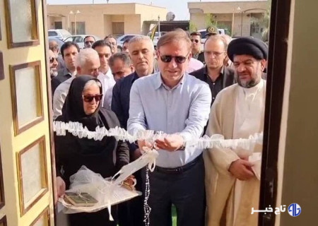 ۲ پروژه درمانی در گناوه افتتاح شد