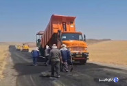 آغاز آسفالت‌ریزی دو محور روستایی در میانه