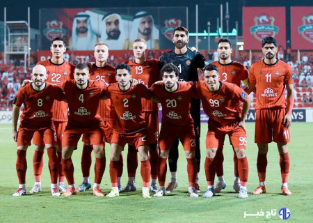 برد نیمه اولی تراکتور مقابل شباب الاهلی امارات
