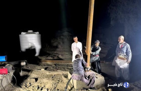 تنش آبی ۸۰۰ خانوار روستایی بمپور برطرف شد
