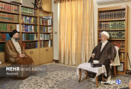 دیدار و گفتگوی سید عمار حکیم با آیت‌الله مکارم شیرازی