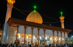سومین حرم اهل بیت(ع) غرق در عزای شهادت امام حسن عسکری (ع)