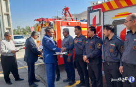 میرزایی: امکانات و تجهیزات آتش نشانی گراش تقویت می‌شود