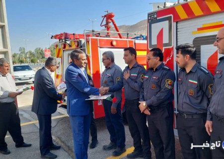 میرزایی: امکانات و تجهیزات آتش نشانی گراش تقویت می‌شود