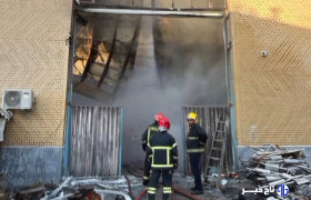 آتش‌سوزی انبار لوازم یدکی و پوشاک در کرکج