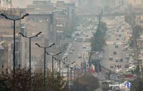 آلودگی شدید هوا در کرج