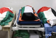 تحویل پیکرهای ۱۲۰ شهید فلسطینی به وزارت بهداشت غزه