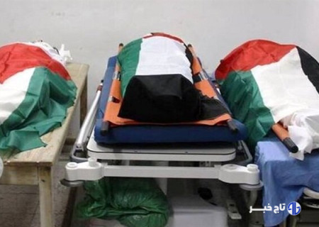 تحویل پیکرهای ۱۲۰ شهید فلسطینی به وزارت بهداشت غزه