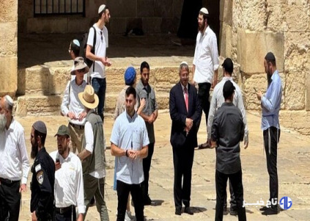 جولان بن گویر در مسجدالاقصی+فیلم