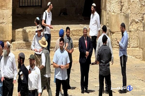 جولان بن گویر در مسجدالاقصی+فیلم
